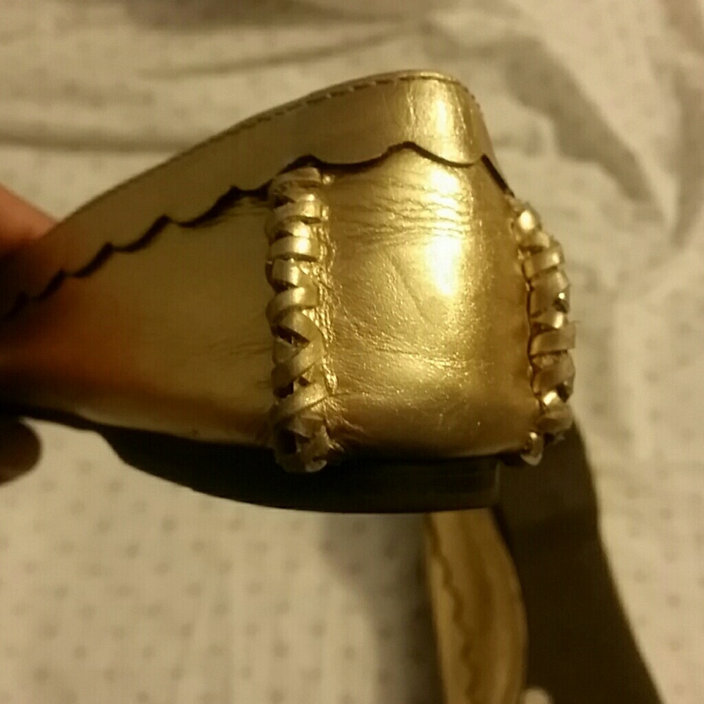 Tory Burch heart gold flats - Picture 4 of 8